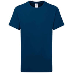 Fruit of the Loom Childrens/Kids Iconic 195 Plain T-Shirt - 12-13 Years, Mountain Blue