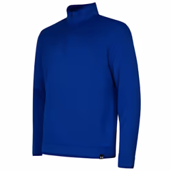 Under Armour Mens Quarter Zip Fleece Top - XL, Royal Blue