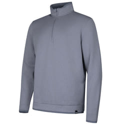 Under Armour Mens Quarter Zip Fleece Top - M, Steel
