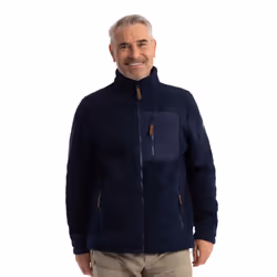 Trespass Mens Buck Fleece Jacket - M, Navy
