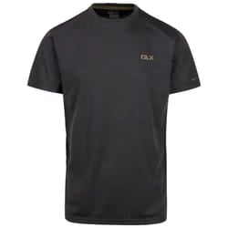 Trespass Mens Garvey DLX Marl T-Shirt - S, Dark Grey Marl