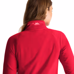 Trespass Womens/Ladies Skylar Fleece Top - L, Red