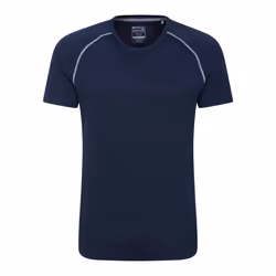 Mountain Warehouse Mens Endurance Breathable T-Shirt - M, Navy