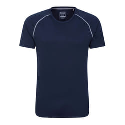 Mountain Warehouse Mens Endurance Breathable T-Shirt - M, Navy