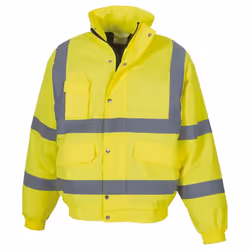 Yoko Unisex Adult Classic Bomber Jacket - L, Yellow
