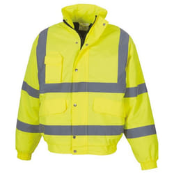 Yoko Unisex Adult Classic Bomber Jacket - L, Yellow