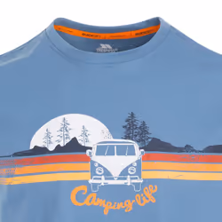 Trespass Mens Cromer T-Shirt - XXS, Denim Blue