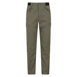 Mountain Warehouse Mens Jungle Trekking Trousers - 36R, Khaki Green