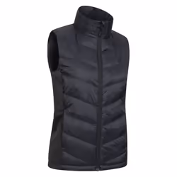 Mountain Warehouse Womens/Ladies Turbine Hybrid Gilet - 10 UK, Black