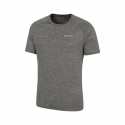 Mountain Warehouse Mens Agra Striped IsoCool T-Shirt - 3XL, Dark Khaki