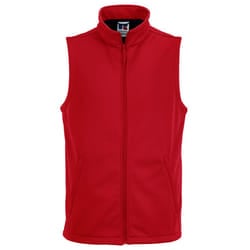 Russell Mens Smart Softshell Gilet - XXL, Classic Red
