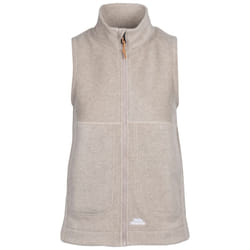 Trespass Womens/Ladies Talkative Fleece AT200 Gilet - 8 UK, Oatmilk Marl