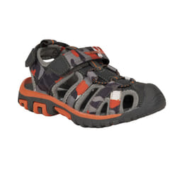 Trespass Childrens/Kids Jaime Sandals - 12 UK Child, Grey/Orange