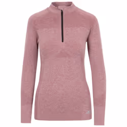 Trespass Womens/Ladies Pelina Half Zip Long-Sleeved Active Top - XXL, Rose Tone