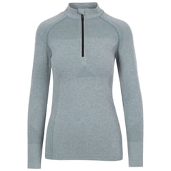 Trespass Womens/Ladies Pelina Half Zip Long-Sleeved Active Top - XS, Teal Mist