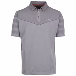 Trespass Mens Nab TP75 Active Polo Shirt - M, Grey Marl