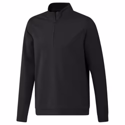 Adidas Mens Quarter Zip Sweatshirt - M, Black