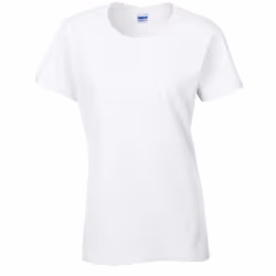 Gildan Womens/Ladies Heavy Cotton T-Shirt - L, White