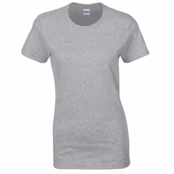 Gildan Womens/Ladies Heavy Cotton T-Shirt - 18 UK - 20 UK, Sports Grey