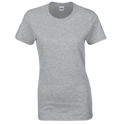 Gildan Womens/Ladies Heavy Cotton T-Shirt - 18 UK - 20 UK, Sports Grey