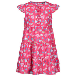 Trespass Girls Subtle Butterflies Casual Dress - 7-8 Years, Strawberry