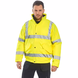 Portwest Unisex Adult Hi-Vis Winter Bomber Jacket - 3XL, Yellow