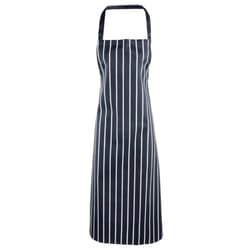 Premier Stripe Apron - One Size, Navy/White