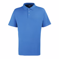 Premier Mens Pique Stud Front Polo Shirt - M, Royal Blue