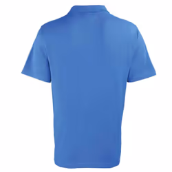 Premier Mens Pique Stud Front Polo Shirt - M, Royal Blue