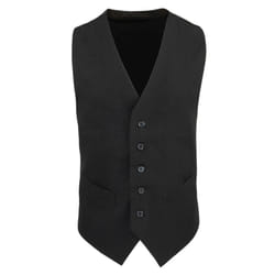 Premier Mens Lined Waistcoat - XXS, Black