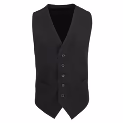 Premier Mens Lined Waistcoat - XXL, Black