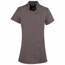 Premier Womens/Ladies Orchid Short-Sleeved Tunic - 18 UK, Dark Grey