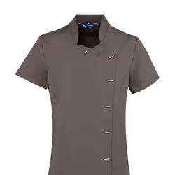 Premier Womens/Ladies Orchid Short-Sleeved Tunic - 18 UK, Dark Grey
