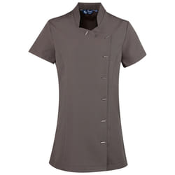 Premier Womens/Ladies Orchid Short-Sleeved Tunic - 24 UK, Dark Grey