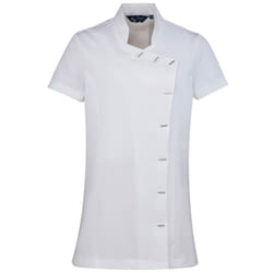 Premier Womens/Ladies Orchid Short-Sleeved Tunic - 10 UK, White