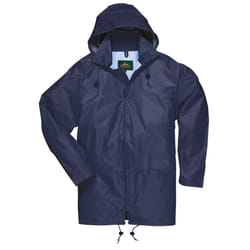 Portwest Unisex Adult Classic Raincoat - M, Navy