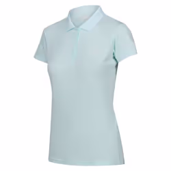 Regatta Womens/Ladies Remex II Marl Active Polo Shirt - 8 UK, Bleached Aqua