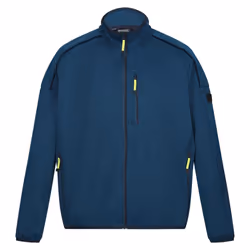 Regatta Mens Kassam Marl Full Zip Fleece Jacket - S, Moroccan Blue/Navy Marl