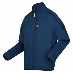 Regatta Mens Kassam Marl Full Zip Fleece Jacket - S, Moroccan Blue/Navy Marl