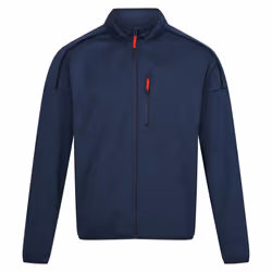 Regatta Mens Kassam Marl Full Zip Fleece Jacket - S, Moonlight Denim/Navy Marl