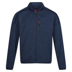 Regatta Mens Kassam Marl Full Zip Fleece Jacket - S, Moonlight Denim/Navy Marl