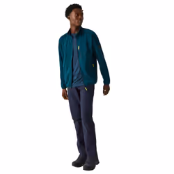 Regatta Mens Kassam Marl Full Zip Fleece Jacket - S, Moonlight Denim/Navy Marl