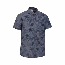 Mountain Warehouse Mens Tropical Palm Tree Shirt - M, Dark Blue