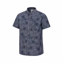 Mountain Warehouse Mens Tropical Palm Tree Shirt - XL, Dark Blue