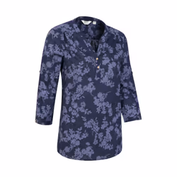 Mountain Warehouse Womens/Ladies Petra Floral 3/4 Sleeve Shirt - 18 UK, Navy