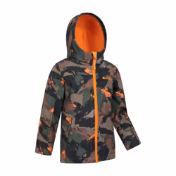 Mountain Warehouse Childrens/Kids Exodus II Camo Water Resistant Soft Shell Jacket - 9-10 Years, Dark Khaki