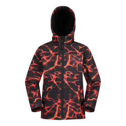 Mountain Warehouse Childrens/Kids Exodus II Ripple Water Resistant Soft Shell Jacket - 3-4 Years, Rust/Black