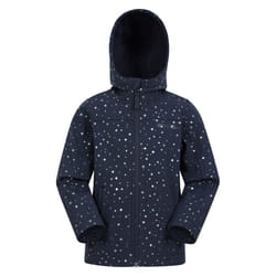 Mountain Warehouse Childrens/Kids Exodus II Star Water Resistant Soft Shell Jacket - 11-12 Years, Iridescent
