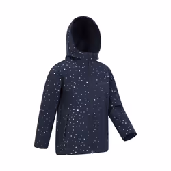 Mountain Warehouse Childrens/Kids Exodus II Star Water Resistant Soft Shell Jacket - 11-12 Years, Iridescent