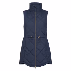 Mountain Warehouse Womens/Ladies Rye Quilted Long Length Gilet - 12 UK, Navy